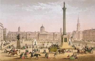Trafalgar Square by Achille Louis Martinet